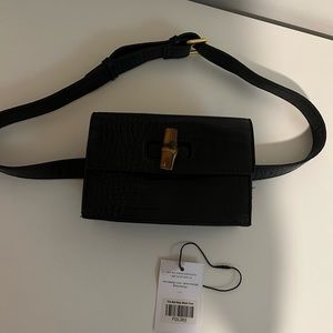 Black Fawn Design Black Belt Bag